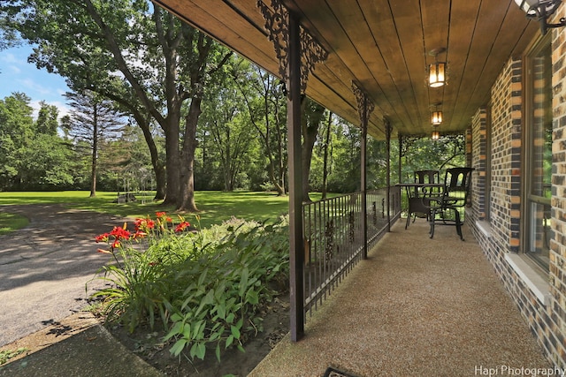 view of patio