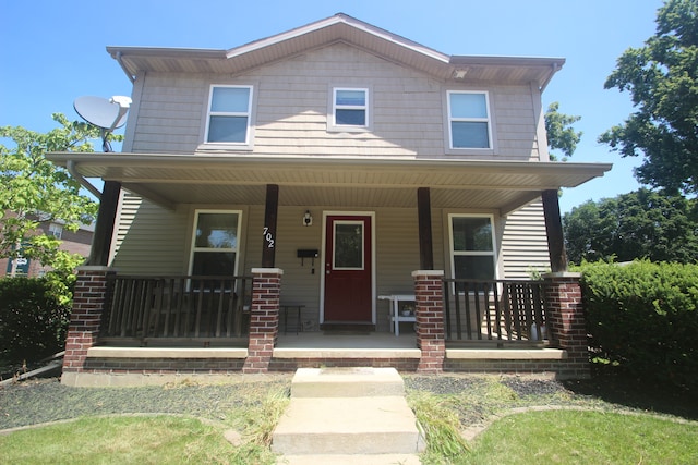 craftsman-style home with a porch