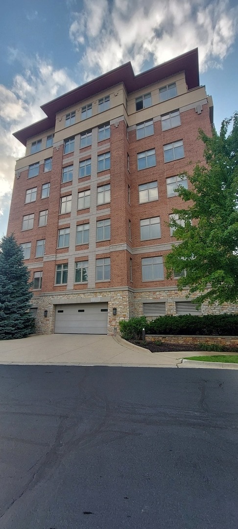 view of building exterior featuring a garage