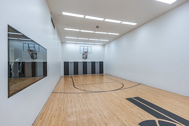 view of basketball court