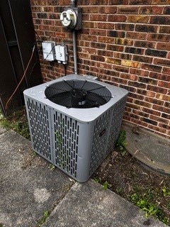 16631 Langley Ave, South Holland, IL 60473 - exterior details with central air condition unit and brick siding
