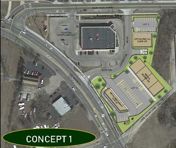 LOTS2, 3, 4 NW Hwy, Cary, IL 60013