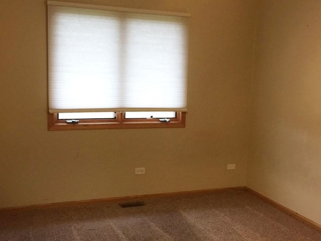 unfurnished room featuring carpet floors and a wealth of natural light