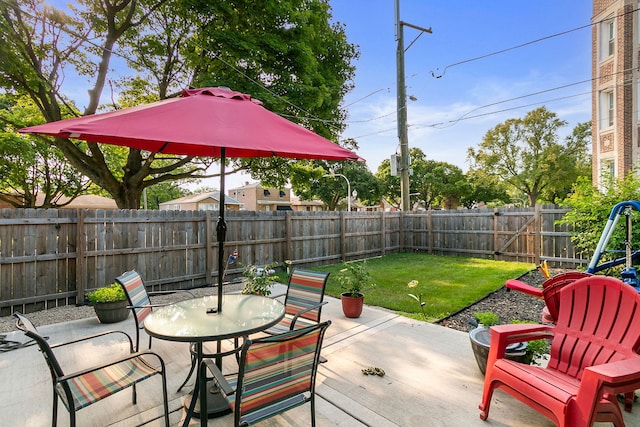 view of patio