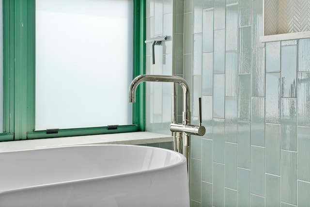 room details with sink and a tub