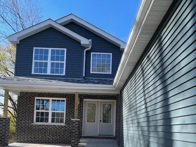 460 N School St, Braidwood, IL 60408 - entrance to property with brick siding