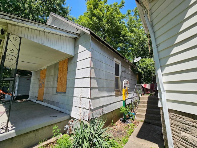 view of side of home