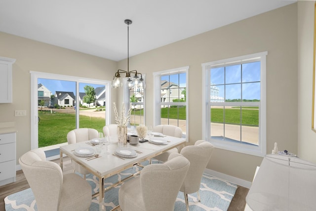 13 Starboard St, Ottawa, IL 61350 - dining room featuring a notable chandelier and wood-type flooring