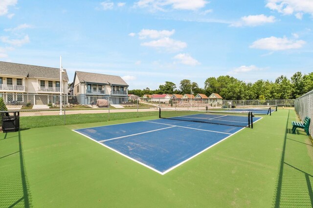 view of tennis court