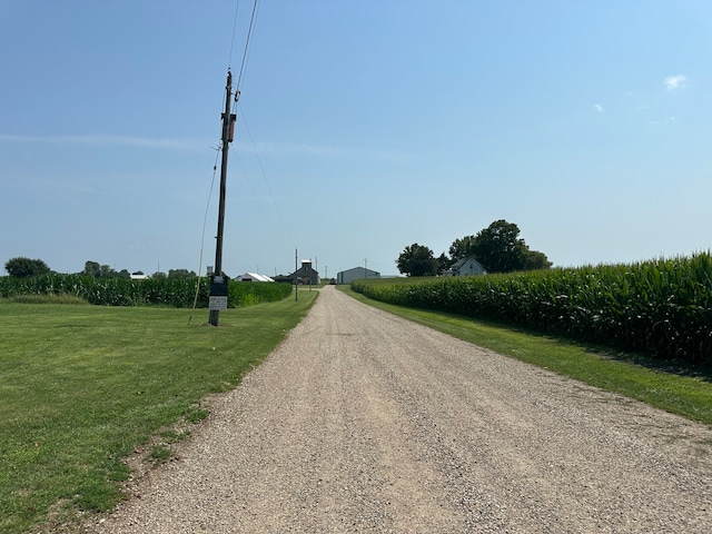 view of road