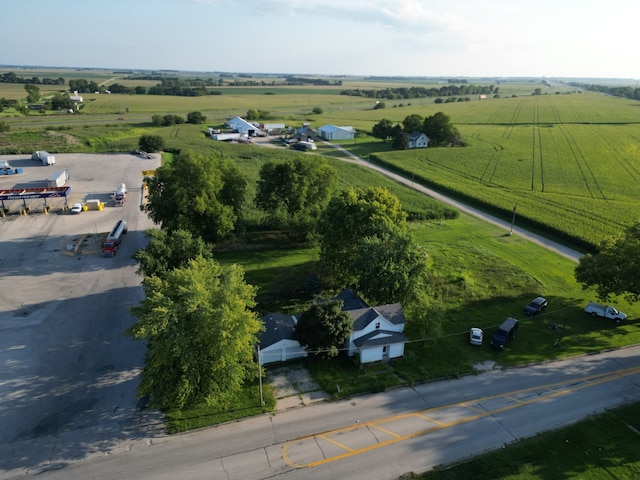 bird's eye view featuring a rural view