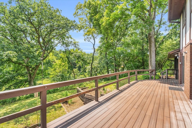 view of deck