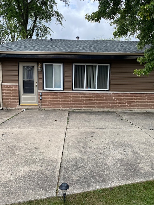 exterior space with a patio area