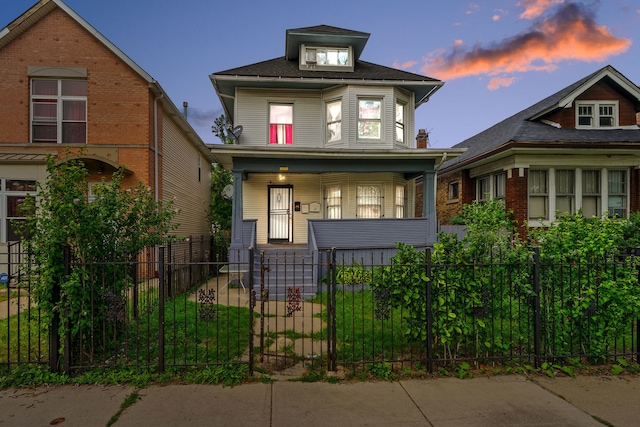 view of front of house featuring a porch