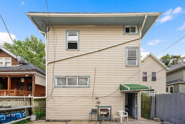 view of rear view of property