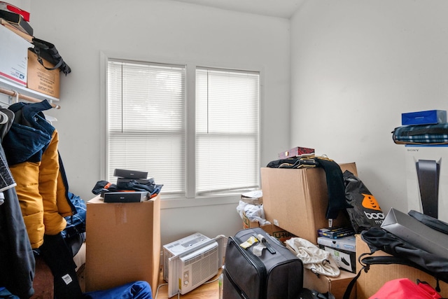 view of storage room