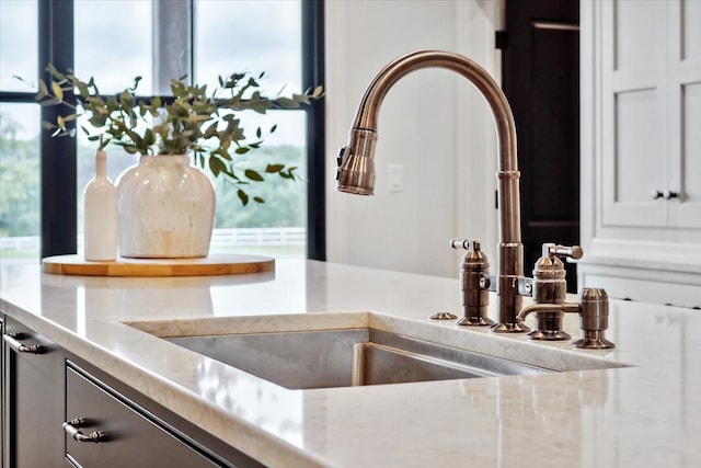 interior details with sink