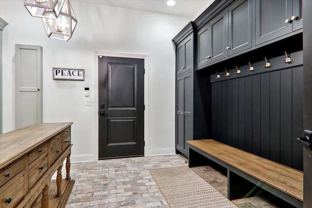 view of mudroom