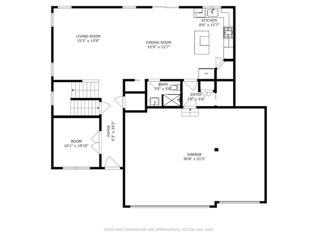 21379 W Sylvan Dr, Mundelein, IL 60060 - floor plan / room layout