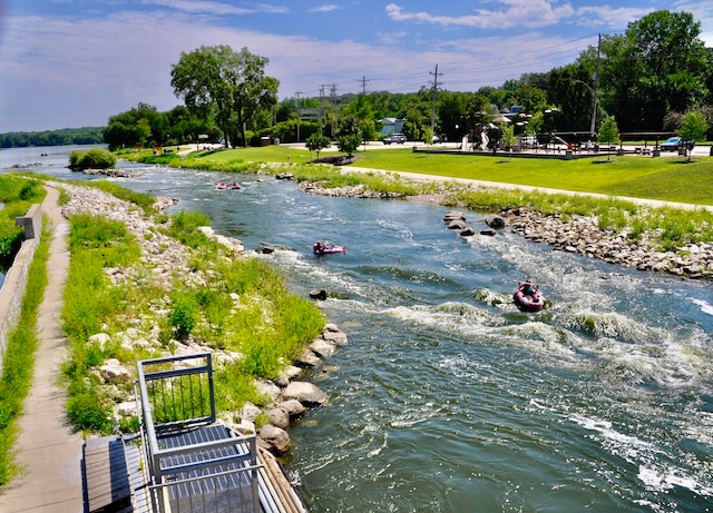 view of water feature