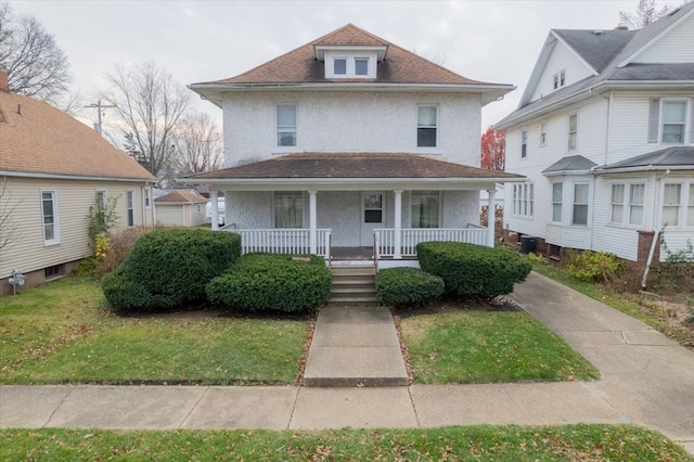 view of front facade with a porch