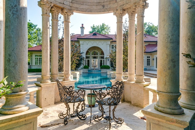 view of patio