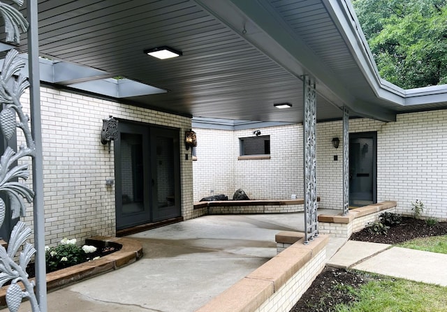 view of patio / terrace with french doors