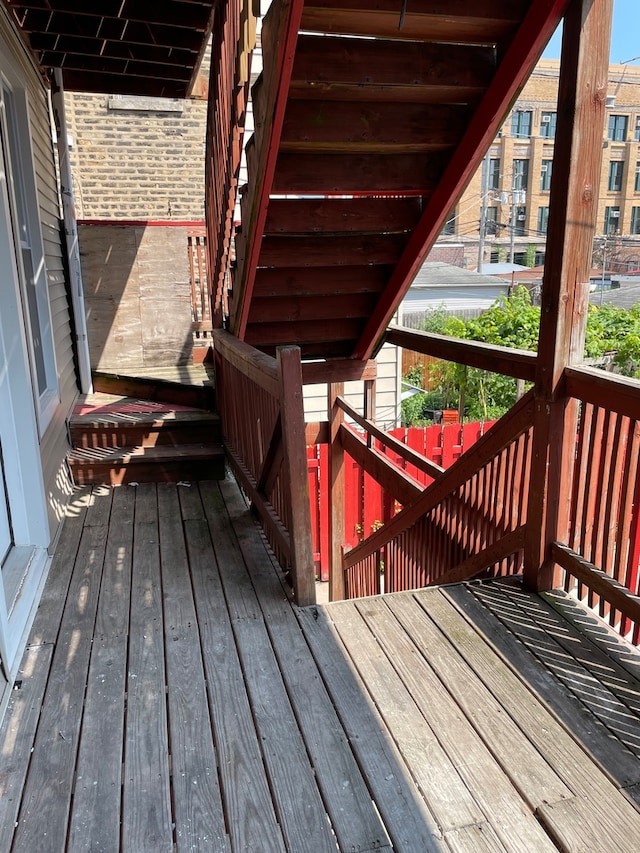 view of deck