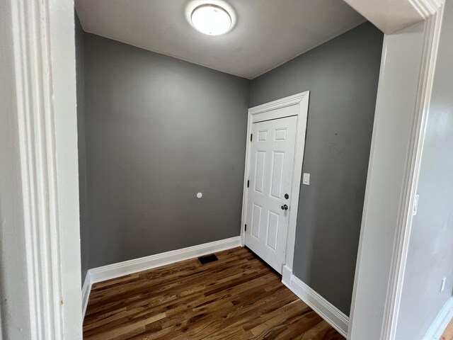 interior space with wood-type flooring