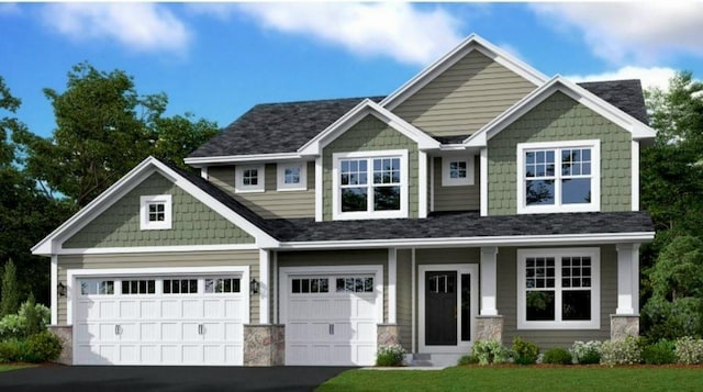 68 Beech Dr, Lake Zurich, IL 60047 - craftsman-style house featuring asphalt driveway and a garage