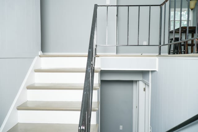 view of staircase