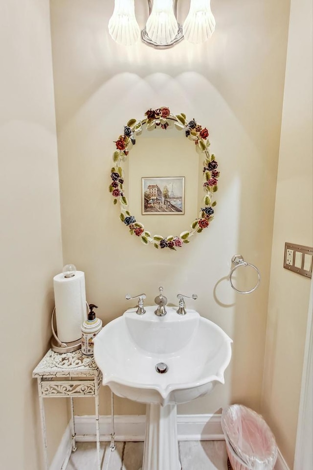 bathroom featuring tile patterned floors