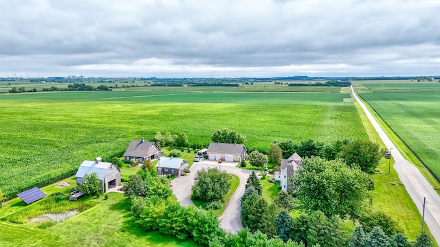 bird's eye view featuring a rural view