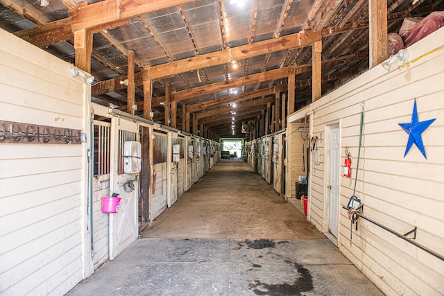 view of stable