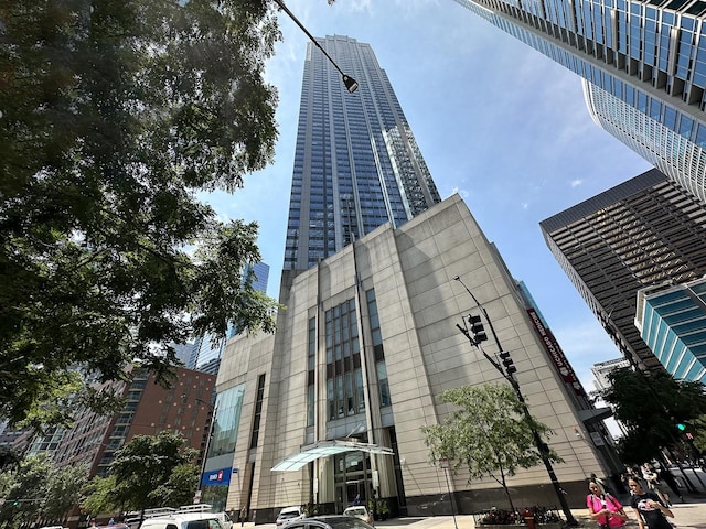 view of building exterior featuring a view of city