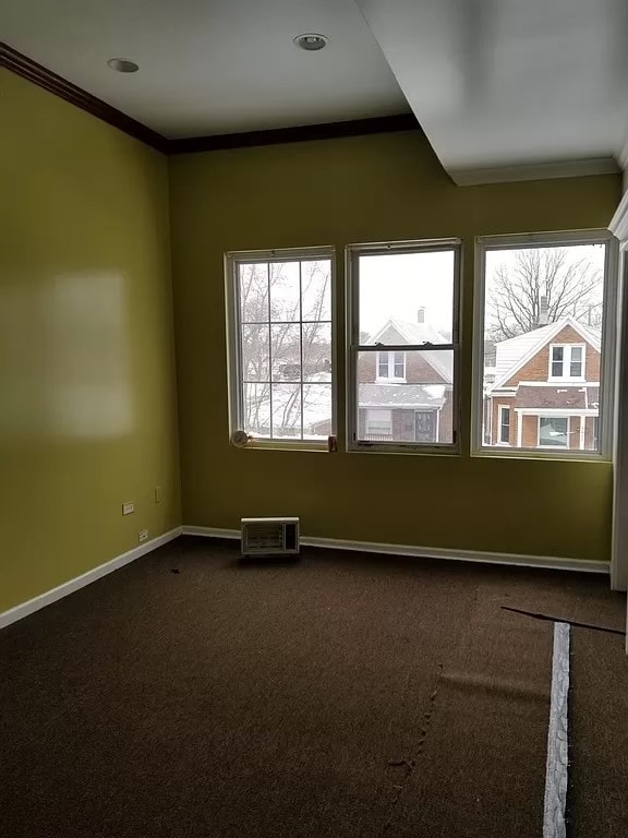 interior space featuring carpet flooring