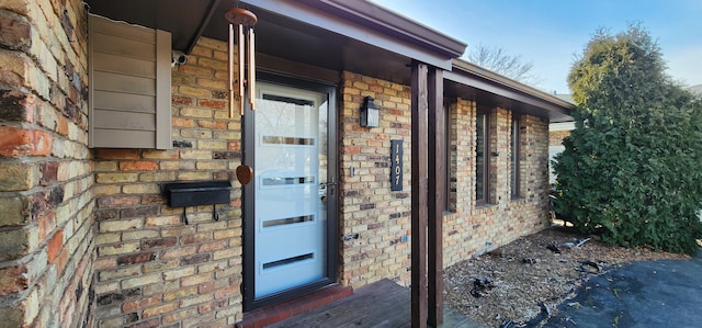 view of entrance to property