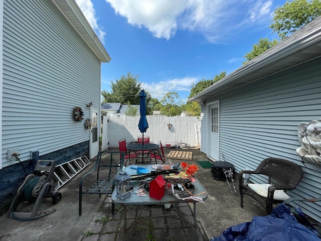 view of patio