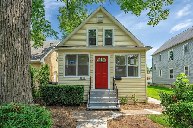 view of bungalow-style house