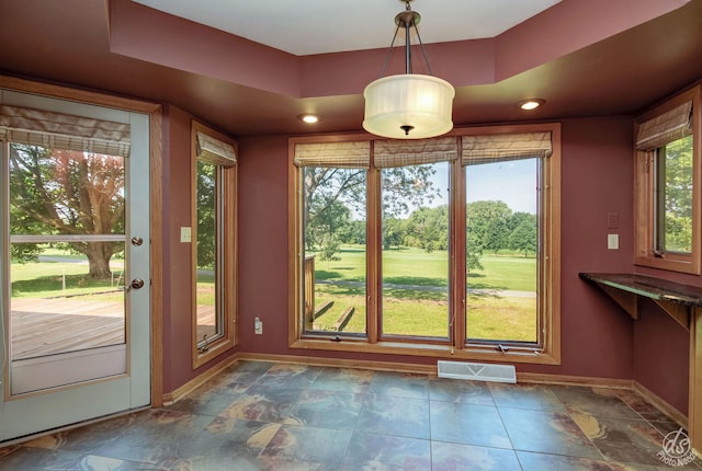 view of doorway to outside