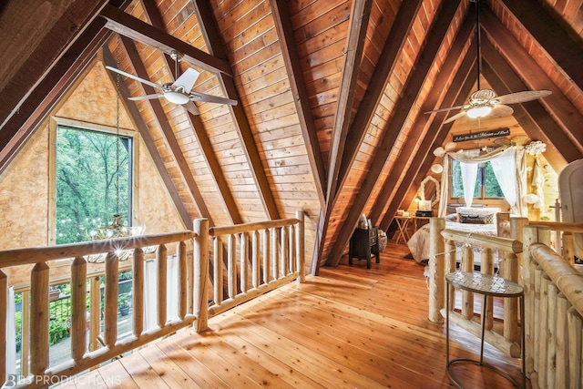 view of attic