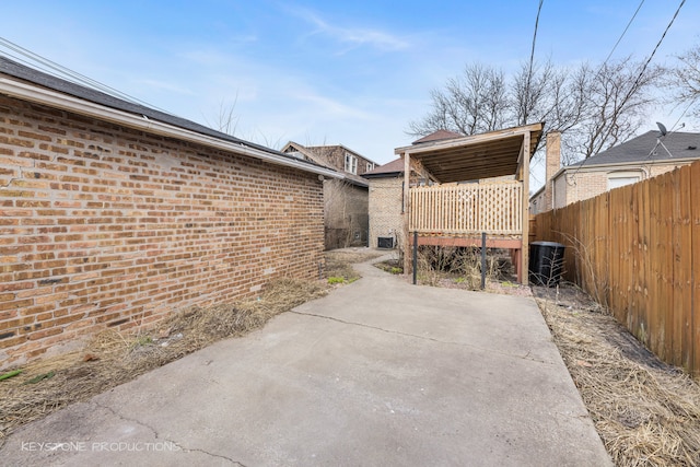 back of house featuring a patio