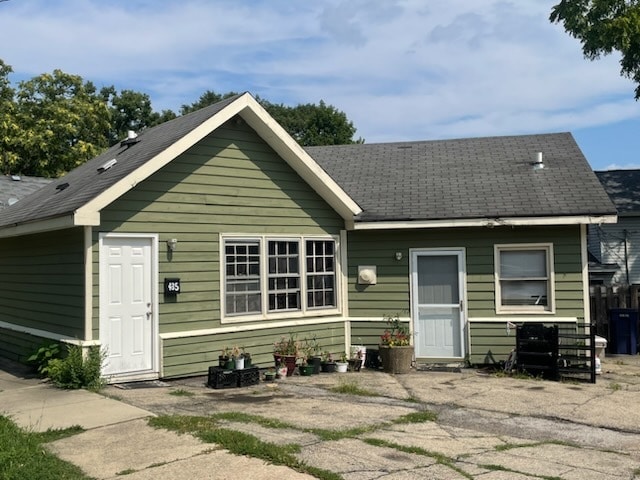 view of back of property