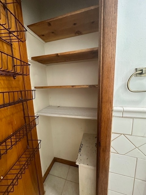 view of pantry