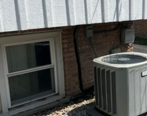 exterior details with cooling unit