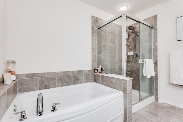 34W685 Roosevelt Ave Unit A, Saint Charles, IL 60174 - bathroom with a garden tub and a stall shower