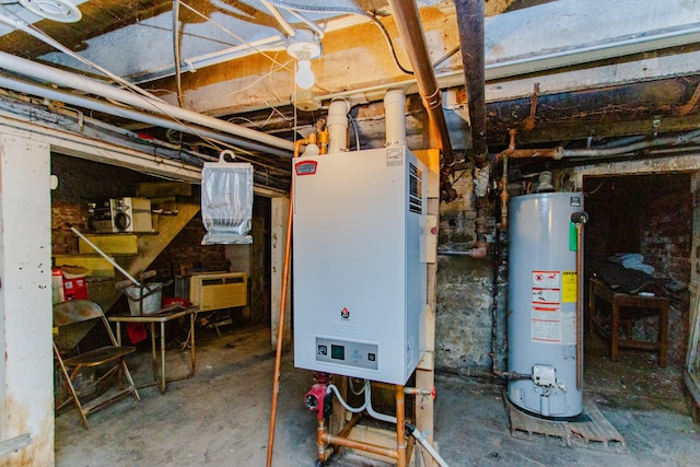 utilities featuring water heater