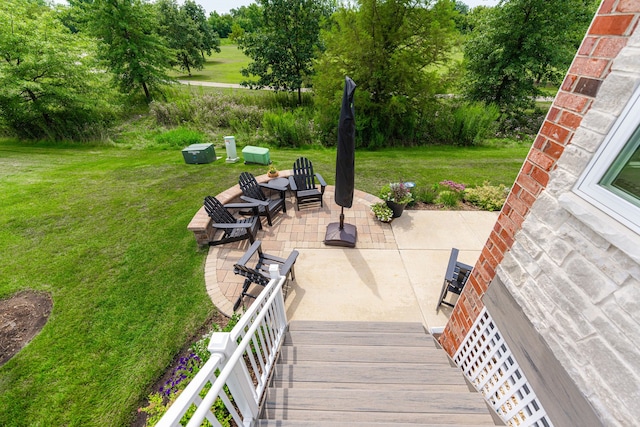 exterior space featuring a patio