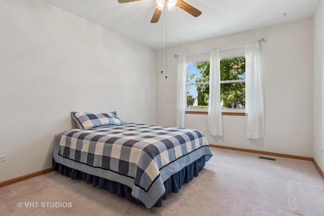 21144 W Buckeye Ct, Plainfield, IL 60544 - bedroom featuring light carpet and a ceiling fan