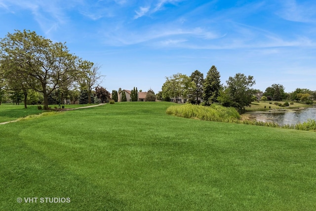 21144 W Buckeye Ct, Plainfield, IL 60544 - view of grassy yard featuring a water view